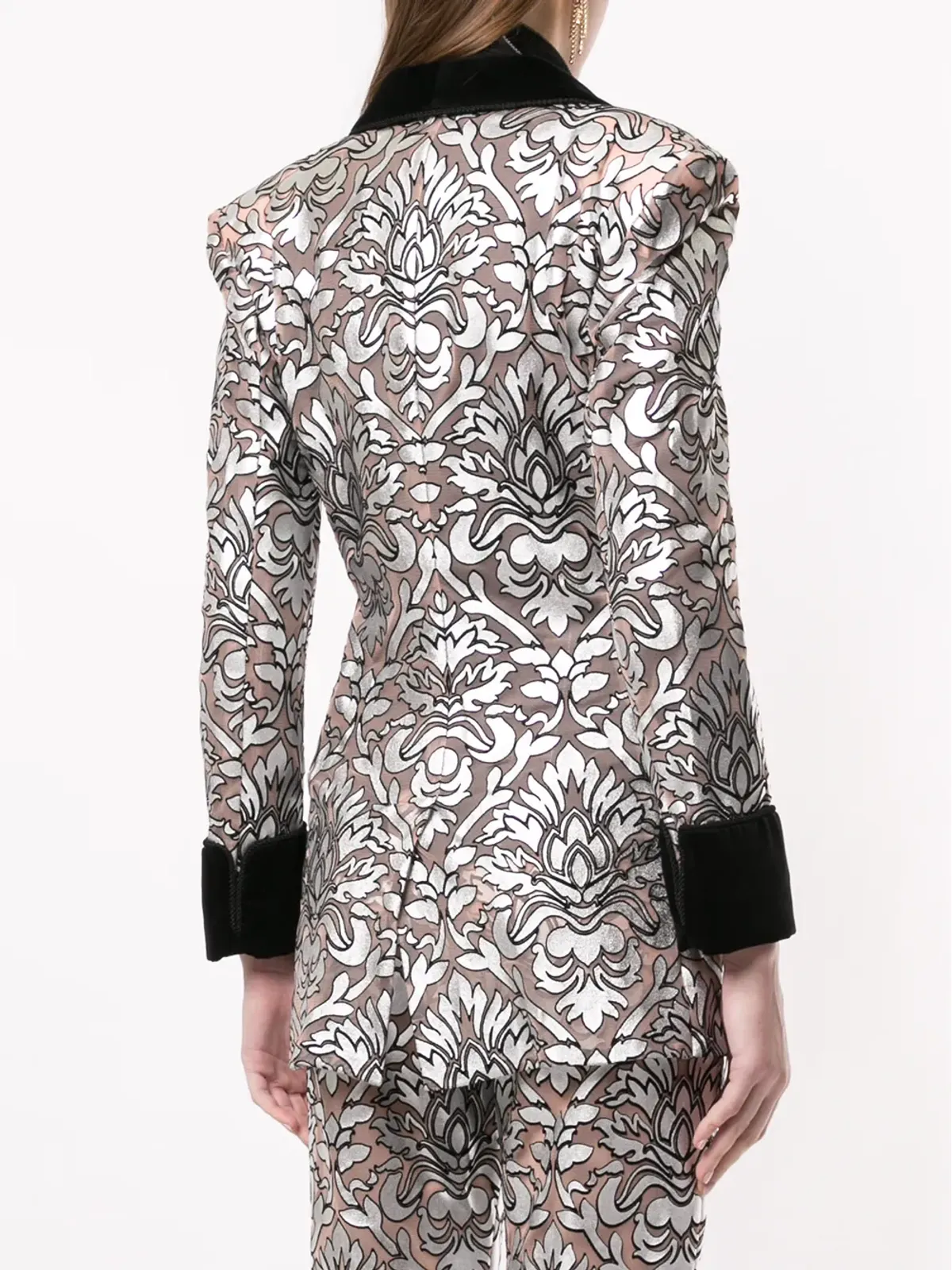 Dolce & Gabbana バロックプリントブレザー - 画像4