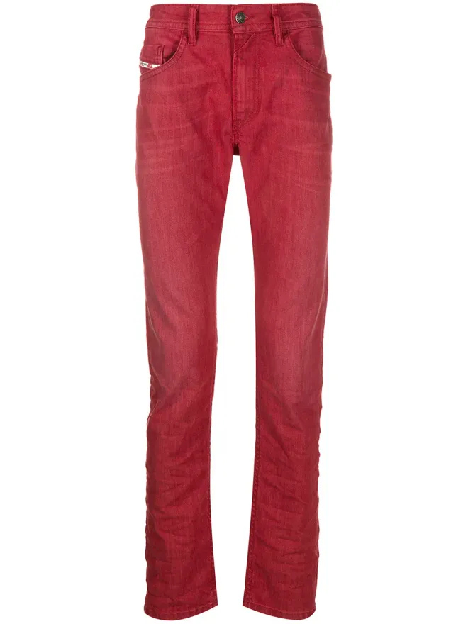 Diesel Diesel Thommer ローライズ スリムフィット ジーンズ - レッドの商品画像