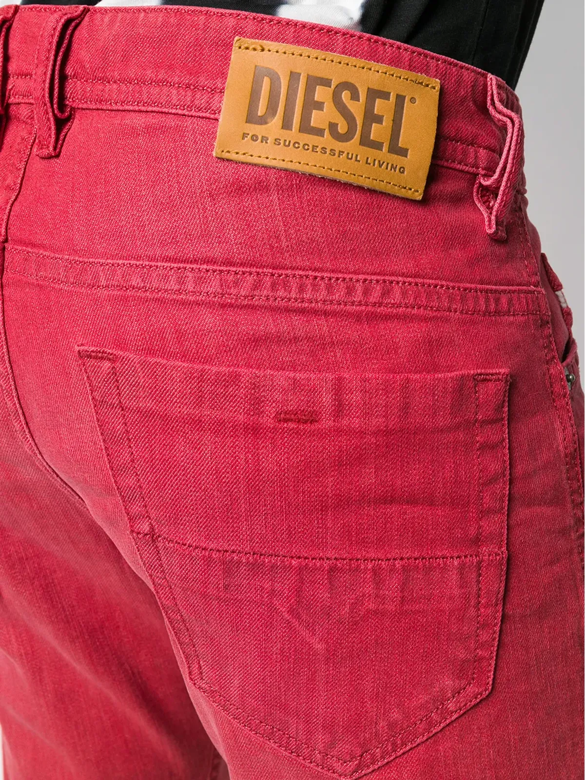Diesel Thommer ローライズ スリムフィット ジーンズ - レッド - 画像5