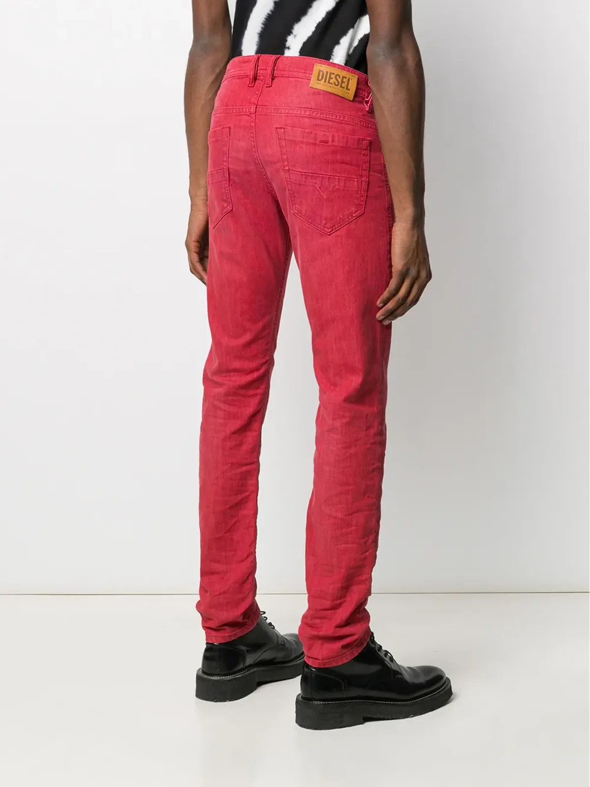 Diesel Thommer ローライズ スリムフィット ジーンズ - レッド - 画像4