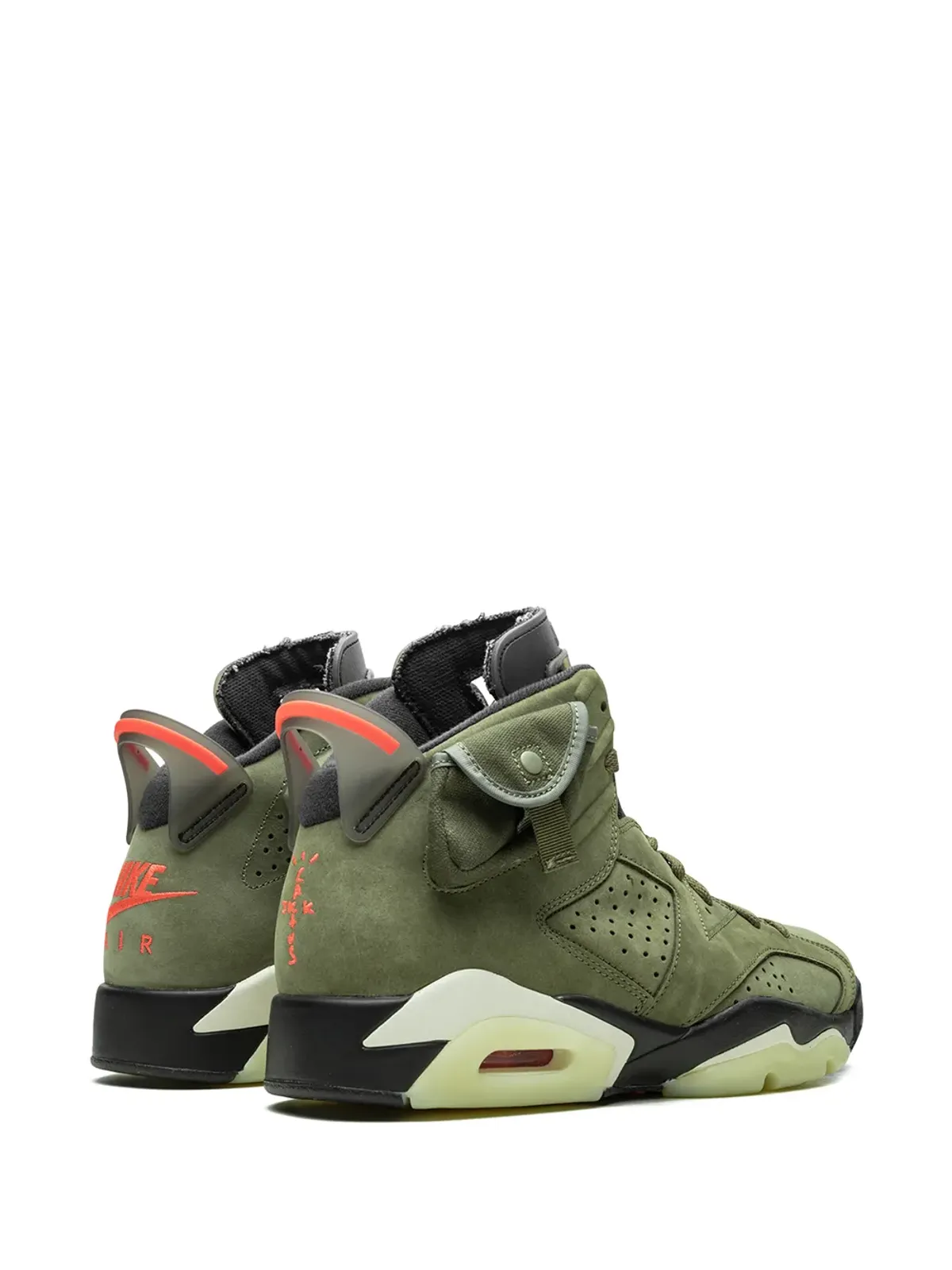Jordan エアジョーダン 6 レトロ『Cactus Jack』スニーカー グリーン - 画像3