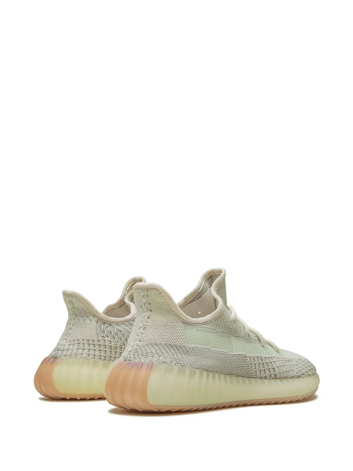 adidas Yeezy Boost 350 V2 Citrin Reflective スニーカー - 画像3
