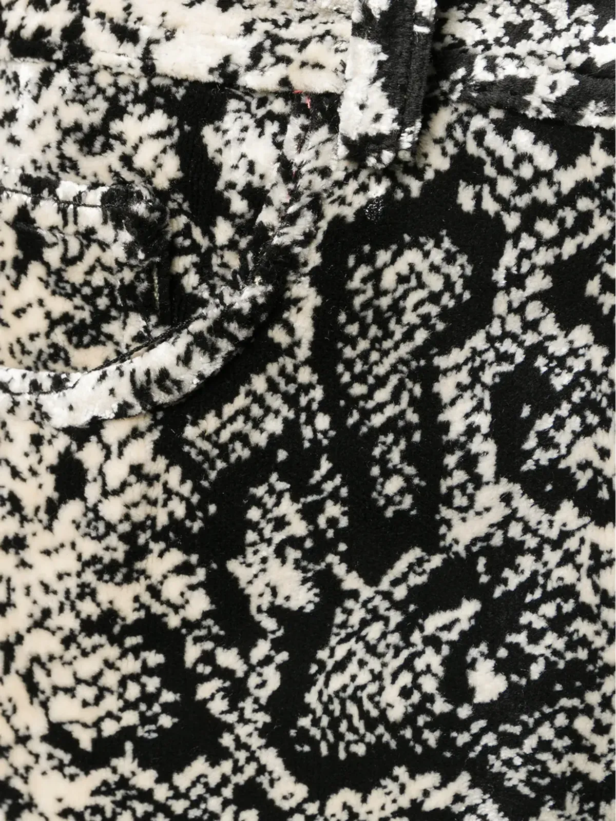 Giambattista Valli 蛇皮風ブーツレッグパンツ - 画像5
