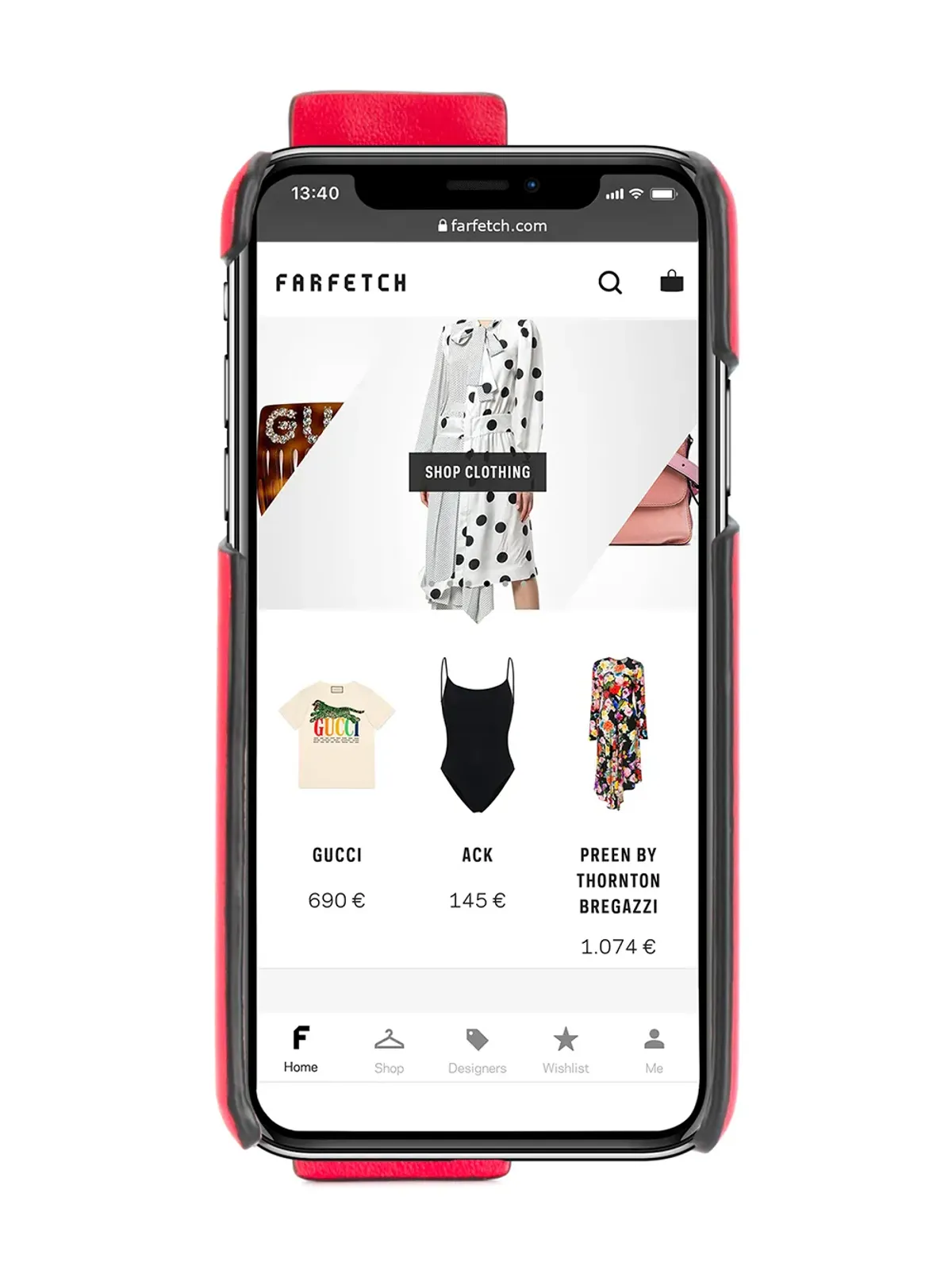 Valentino Garavani ロックスタッドストラップ付き iPhone X ケース - 画像2