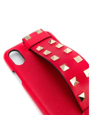 Valentino Garavani ロックスタッドストラップ付き iPhone X ケース - サムネイル3