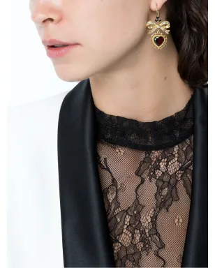 Dolce & Gabbana Devotion ロドライトガーネット イヤリング - サムネイル2