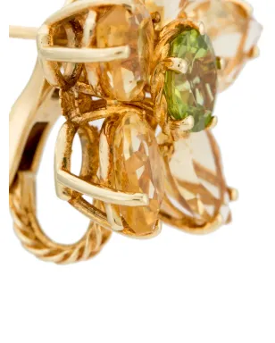 Dolce & Gabbana 18K イエローゴールド 春の宝石イヤリング - サムネイル3