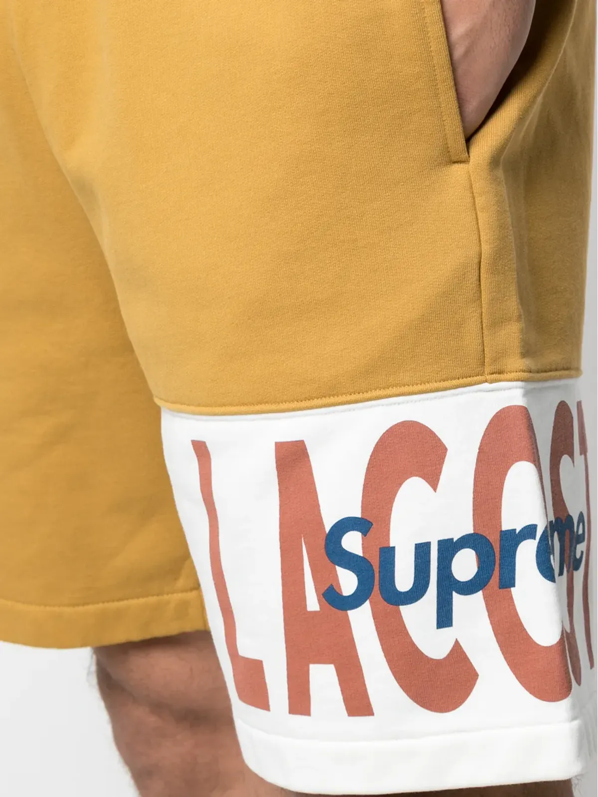 Supreme x Lacoste ロゴパネル トラックショーツ - 画像5