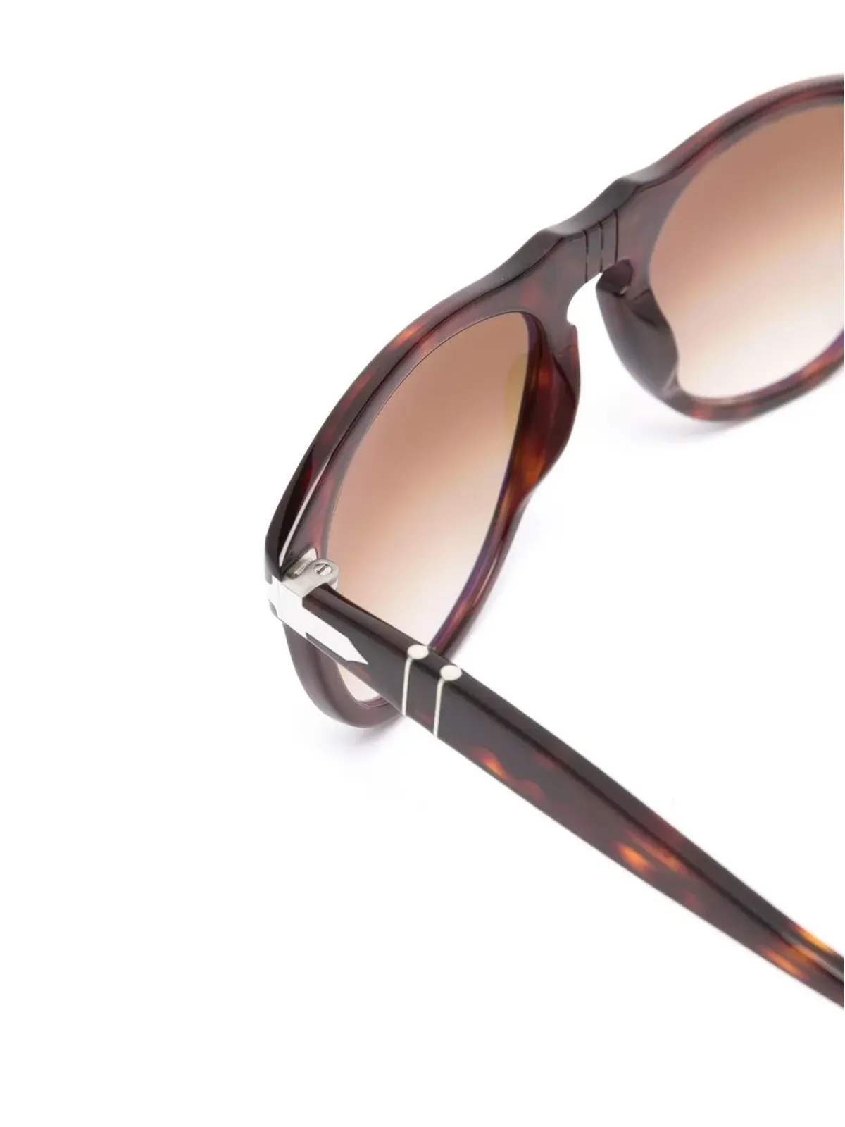 Persol べっ甲柄丸型フレーム サングラス - 画像3