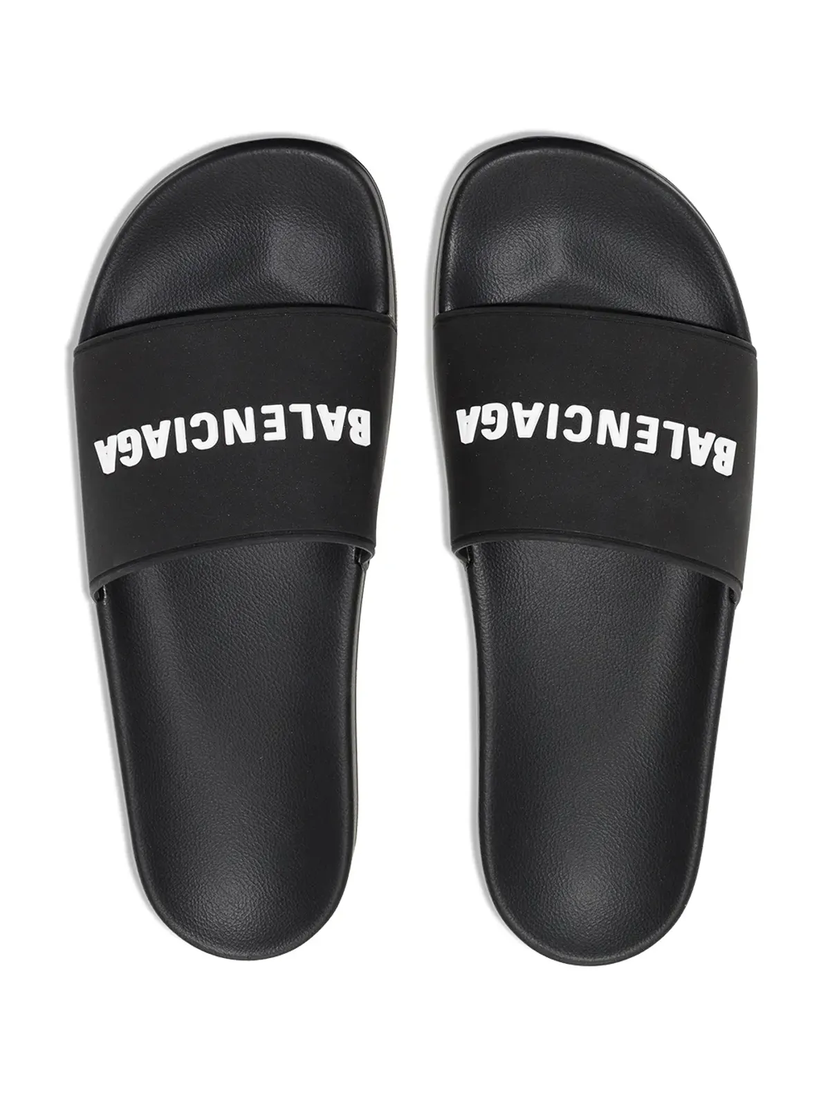 Balenciaga ロゴエンボス プールサイドスライド - 画像4