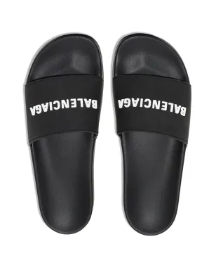 Balenciaga ロゴエンボス プールサイドスライド - サムネイル4