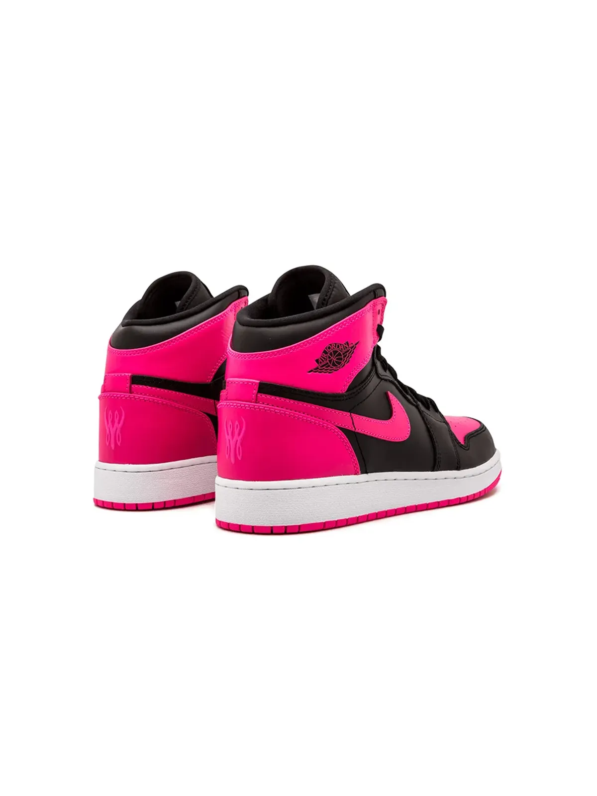 Jordan Kids Air Jordan 1 Retro High ハイパーピンク スニーカー - 画像3