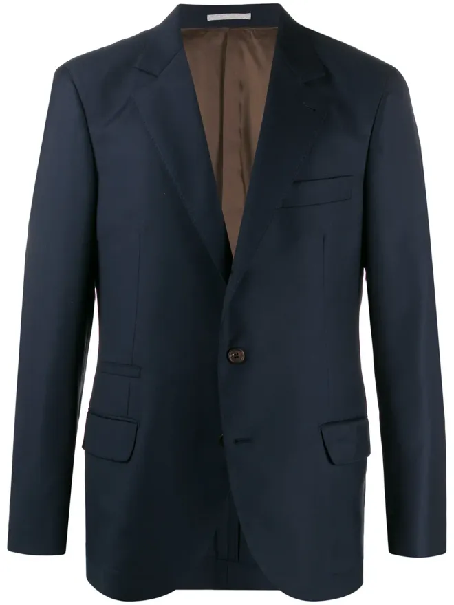 Brunello Cucinelli Brunello Cucinelli シングルブレスト テーラード ブレザーの商品画像