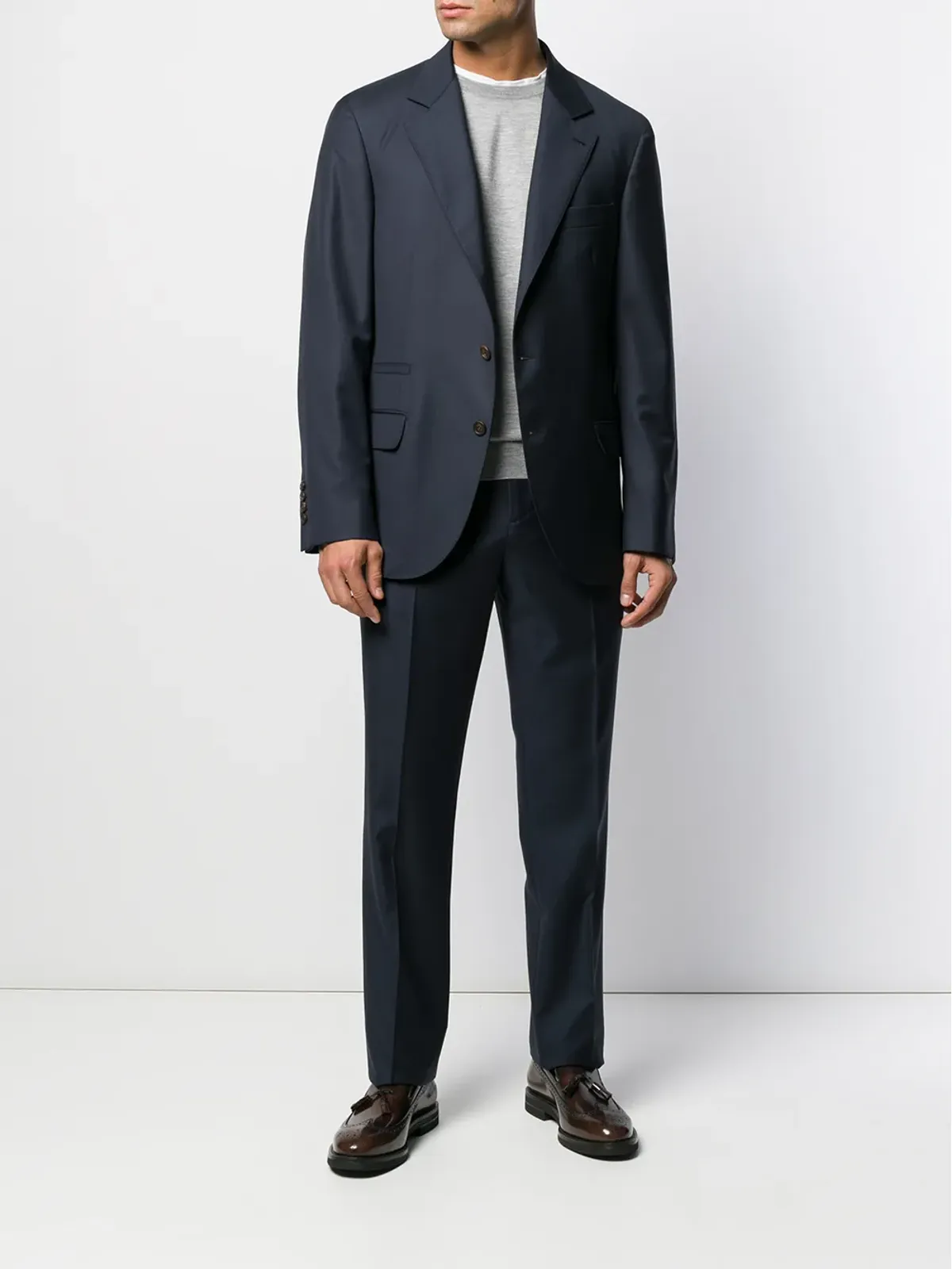 Brunello Cucinelli シングルブレスト テーラード ブレザー - 画像2