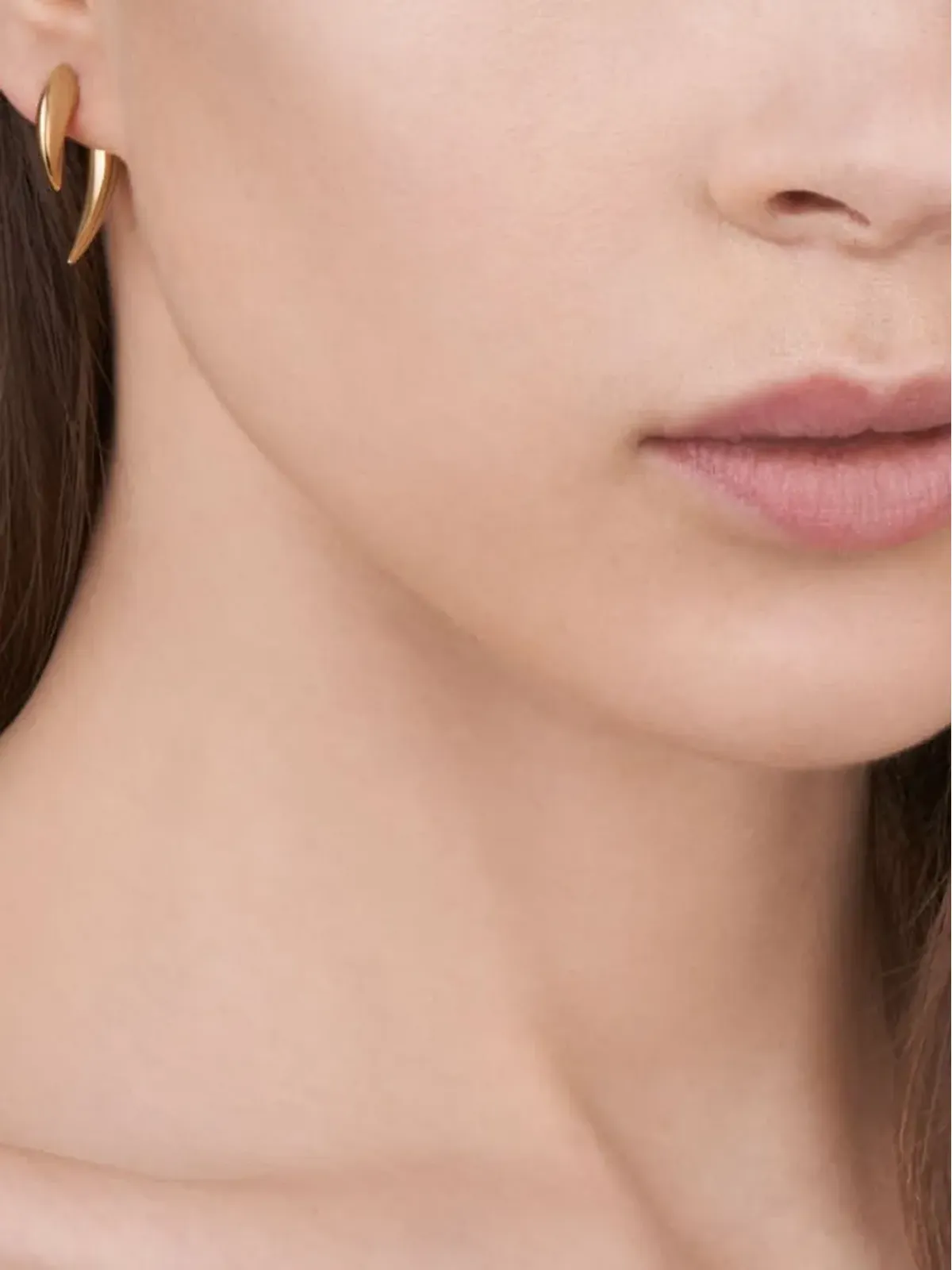 Shaun Leane 18K イエローゴールド ヴェルメイユ タロン イヤリング - 画像2