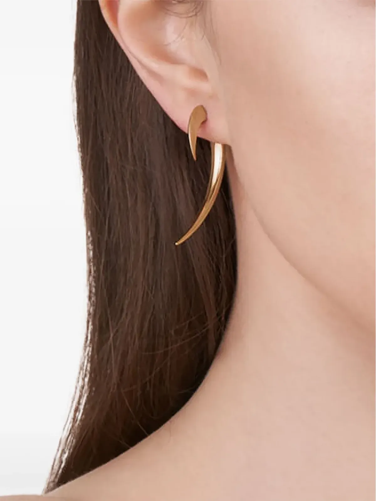 Shaun Leane 18K イエローゴールド ヴェルメイル フックピアス - 画像2