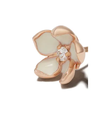 Shaun Leane 桜の花モチーフ ダイヤモンド イヤリング - サムネイル3