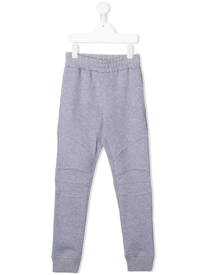 Balmain Kids Balmain Kids ステッチドパネル トラックパンツ - グレーの商品画像