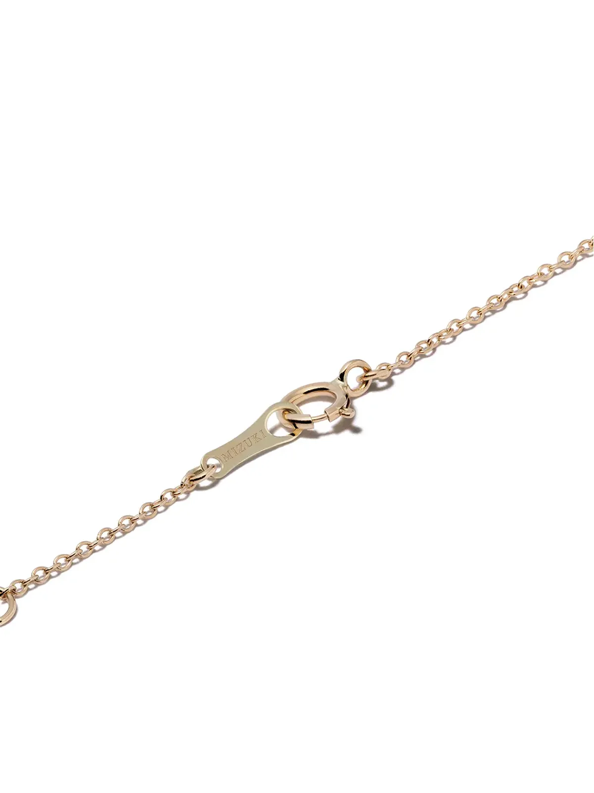 Mizuki 14kt gold diamond necklace - 画像4