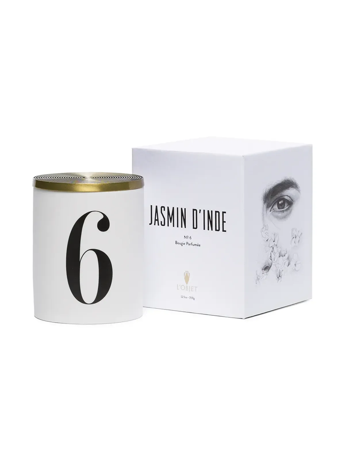 L'Objet ジャスミン D'Inde No. 6 キャンドル - White - 画像2