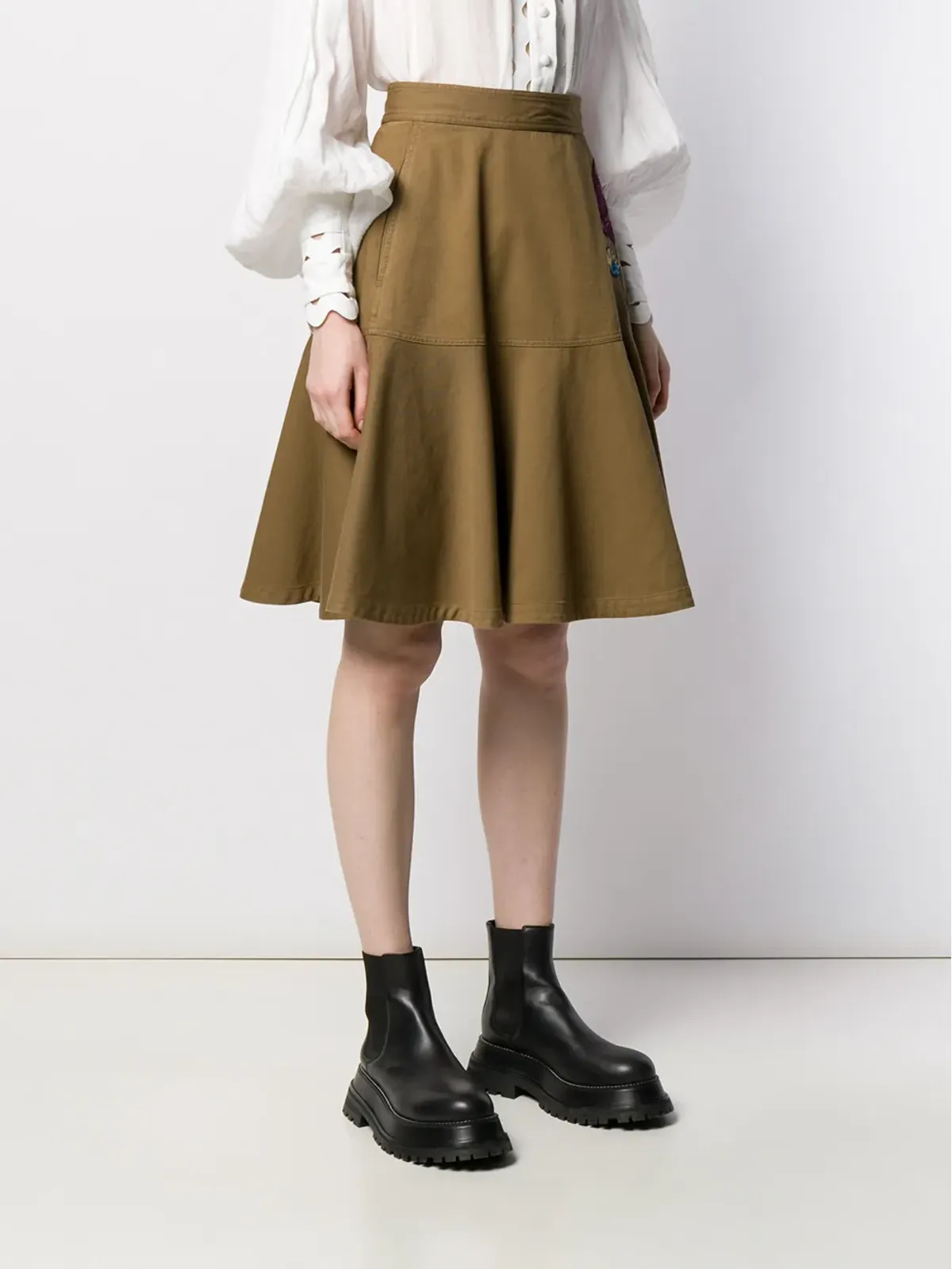 Valentino Garavani x Undercover シークイン刺繍スカート - 画像3