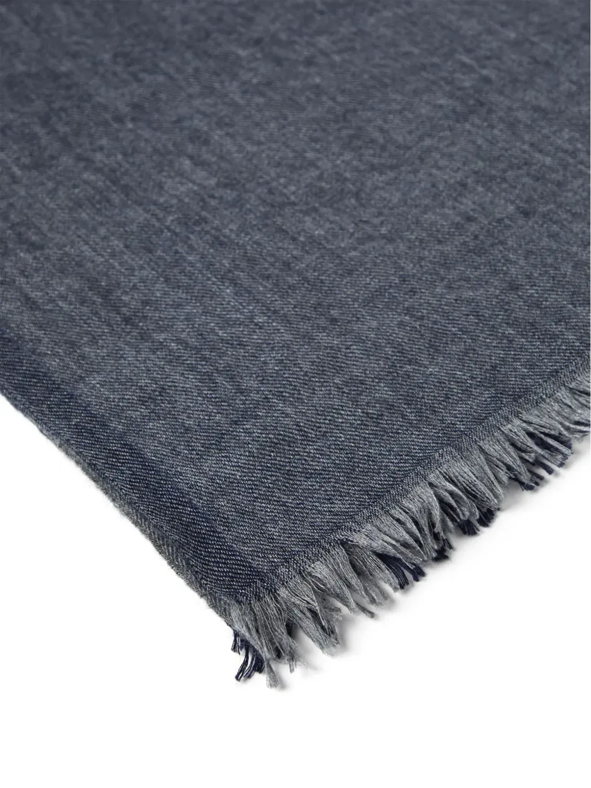 Brunello Cucinelli カシミア混紡スカーフ - ブルー - 画像2