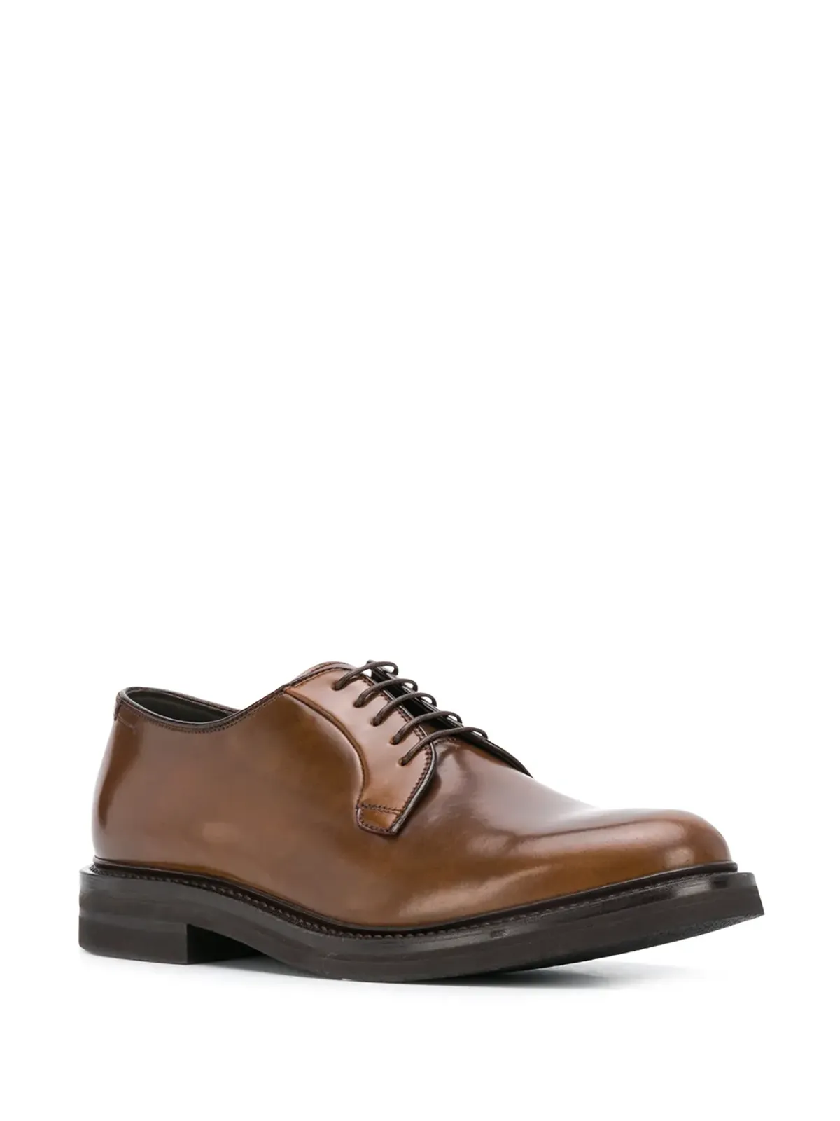 Brunello Cucinelli コードバン ダービーシューズ - ブラウン - 画像2