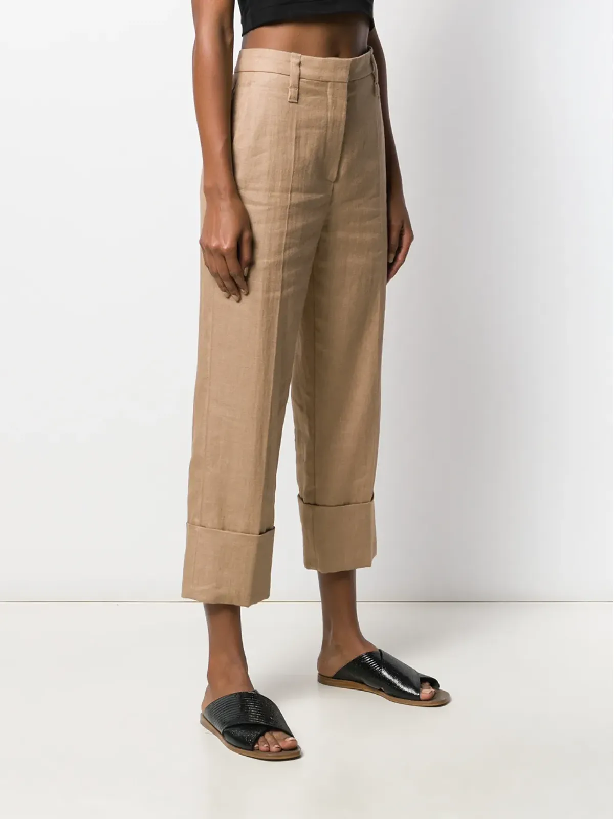 Brunello Cucinelli ストレートレッグ クロップドパンツ - 画像3