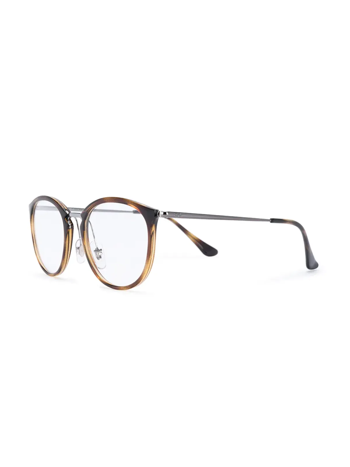 Ray-Ban RB7140 ラウンドフレーム眼鏡 - ブラウン - 画像2