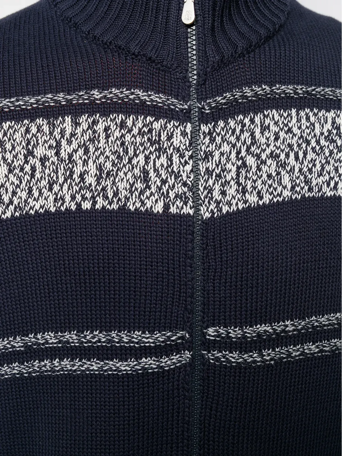Brunello Cucinelli ストライプ柄カーディガン - 画像5