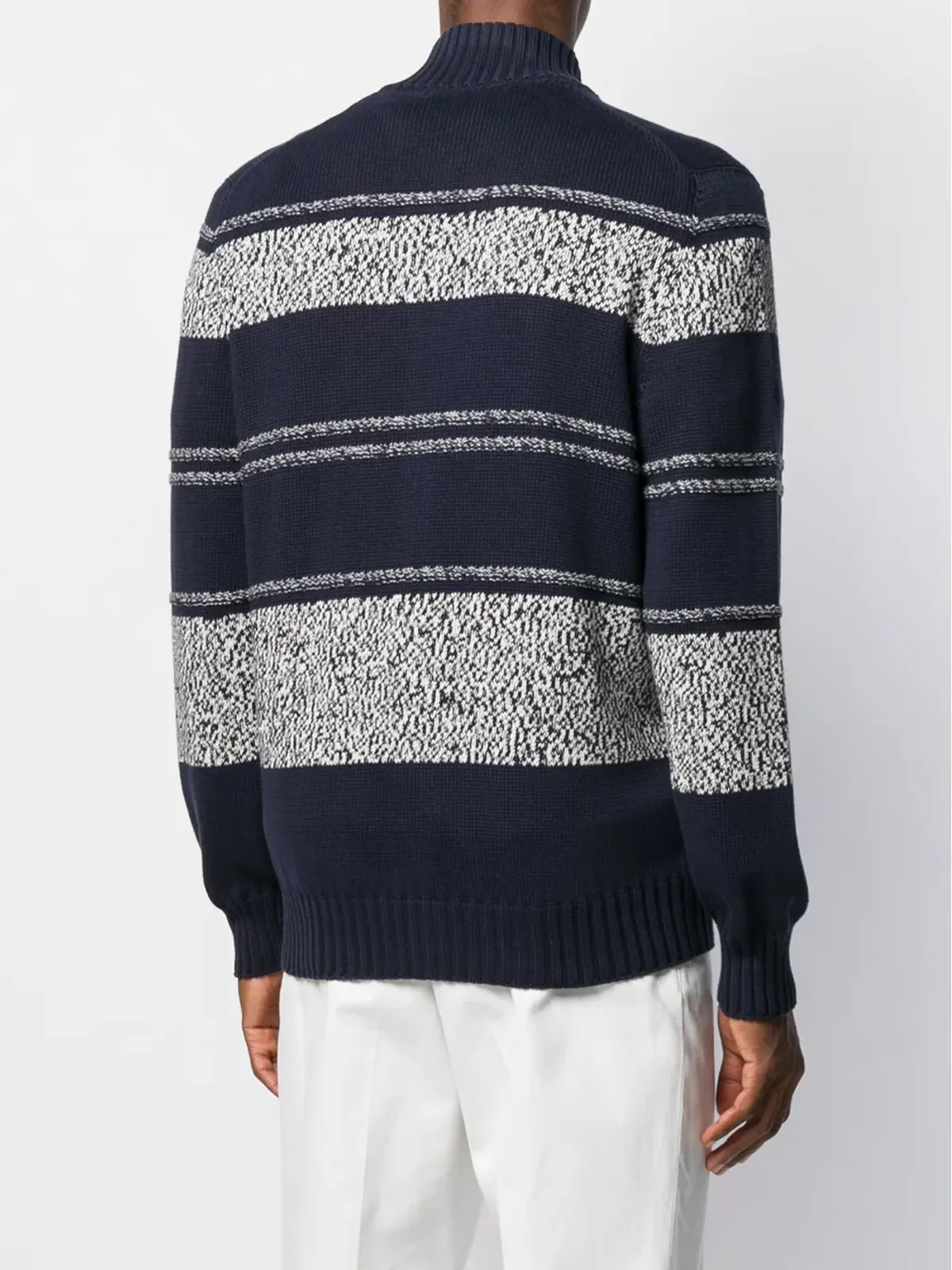 Brunello Cucinelli ストライプ柄カーディガン - 画像4