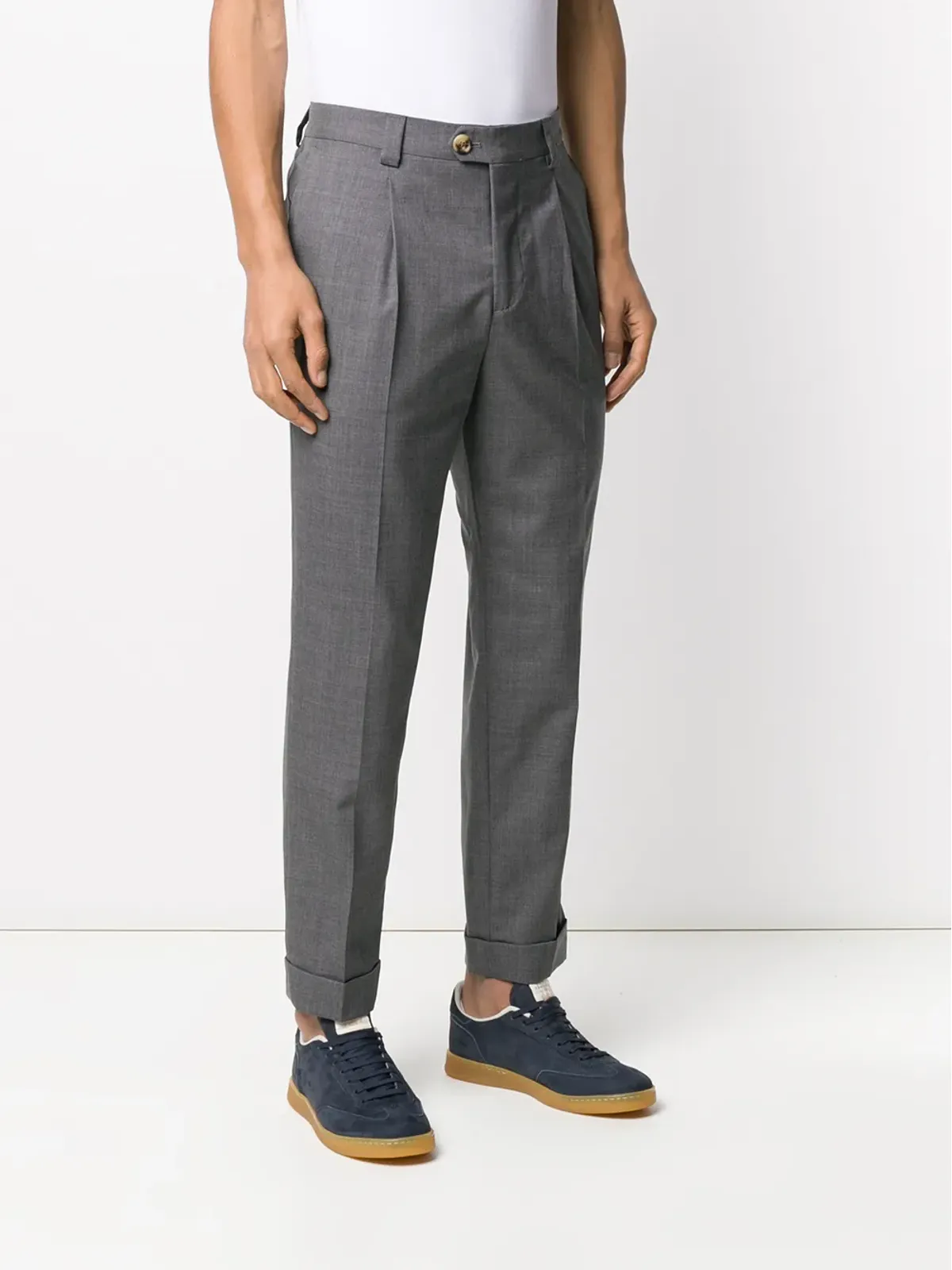 Brunello Cucinelli ストレートテーラードパンツ - 画像3