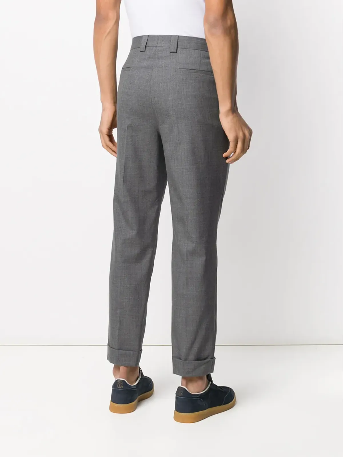 Brunello Cucinelli ストレートテーラードパンツ - 画像4