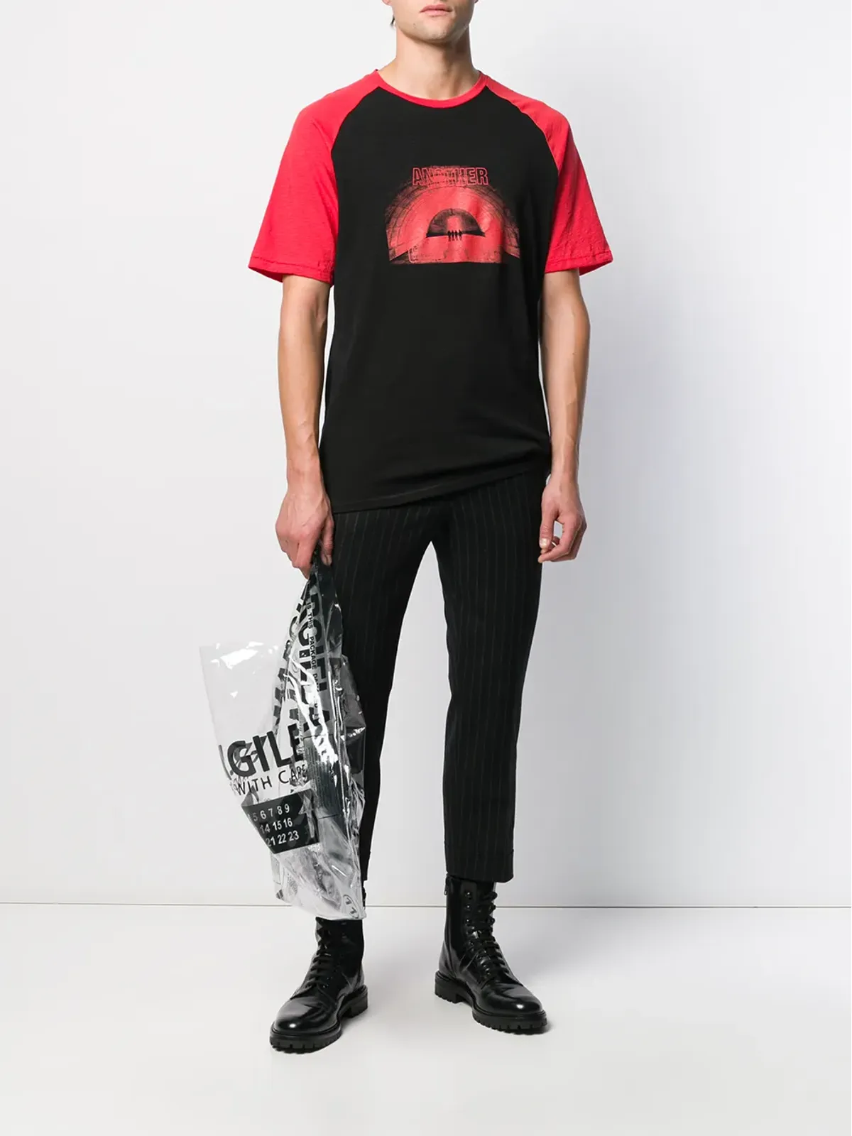 Neil Barrett グラフィックプリントTシャツ - ブラック - 画像2