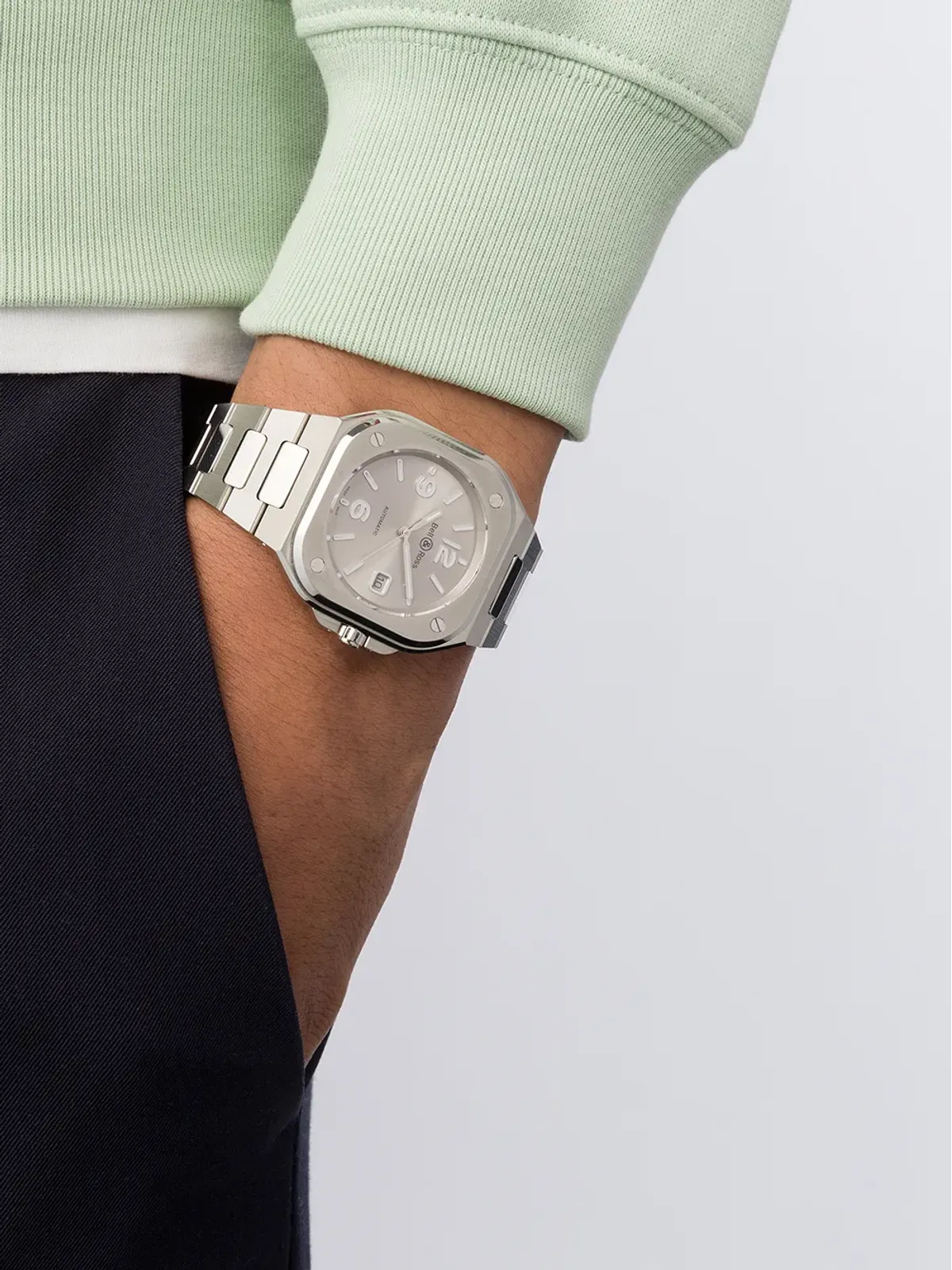 Bell & Ross BR 05 グレー・スティール - 画像2