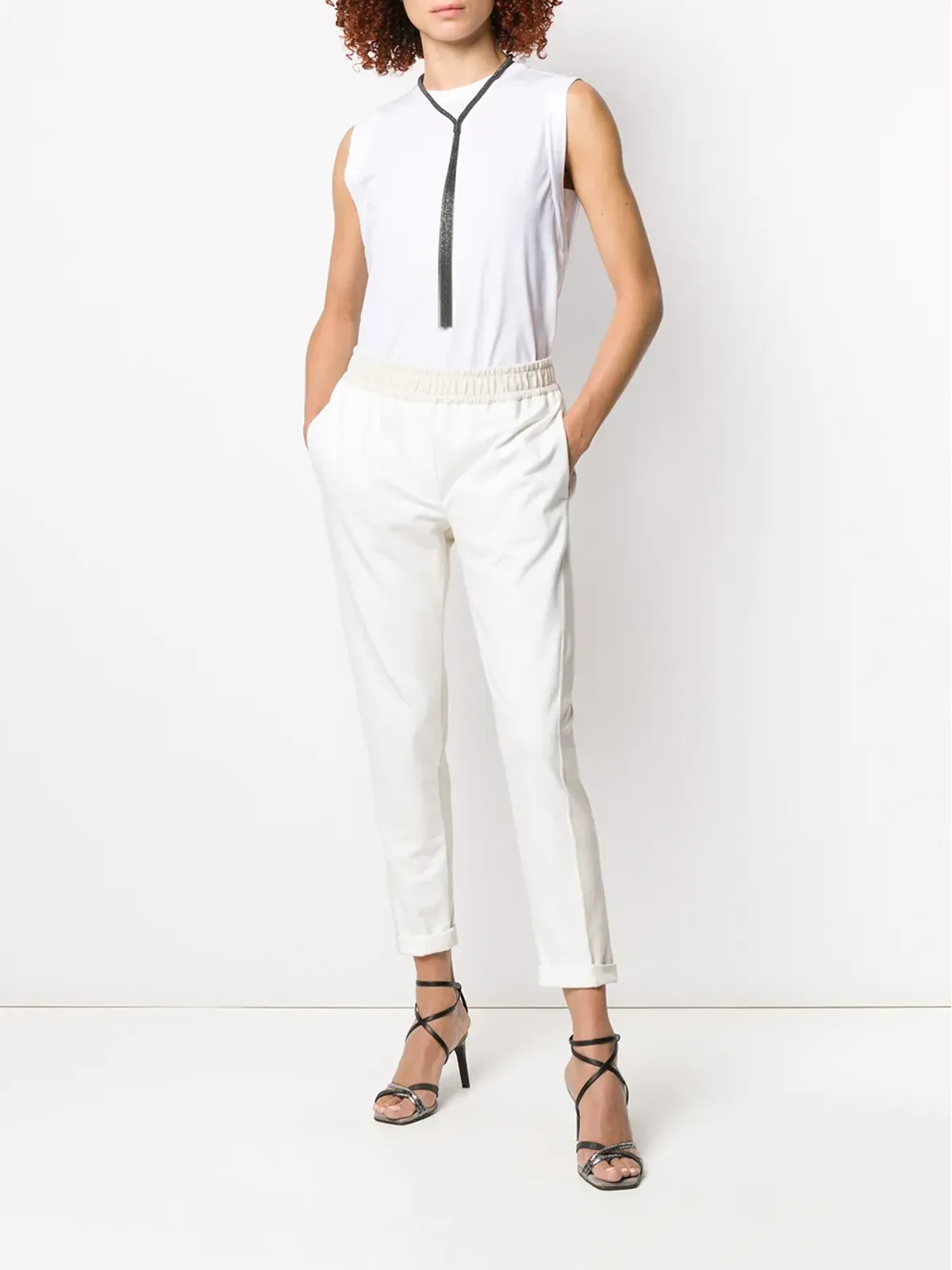 Brunello Cucinelli ベーシック タンクトップ - White - 画像2
