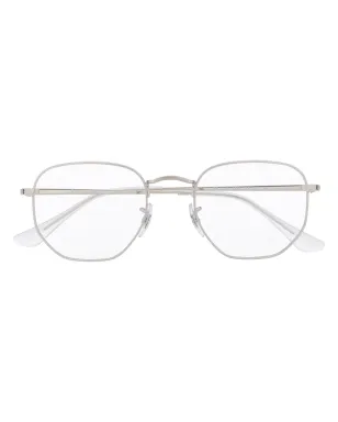 Ray-Ban 角ばったメガネ（メタリック） - サムネイル1