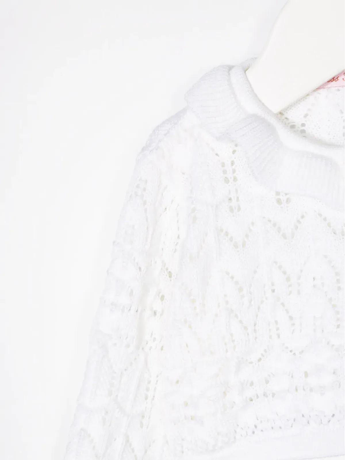 Miss Blumarine ロゴ刺繍カーディガン - 画像3