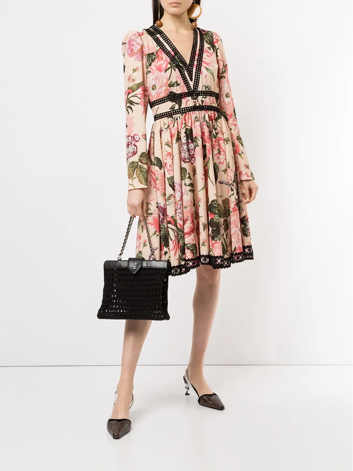 CHANEL ビンテージ CC織りトート - 画像2