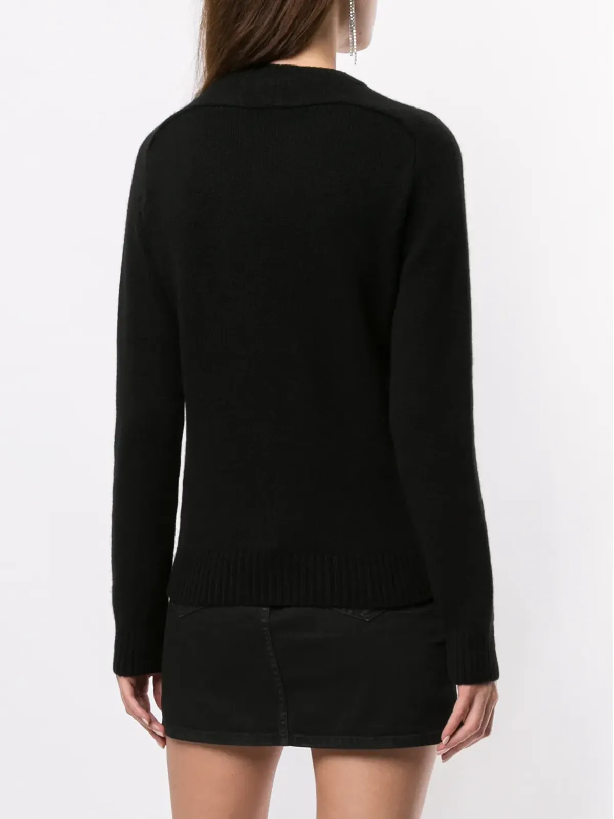 Saint Laurent クルーネック カシミアセーター - 画像4