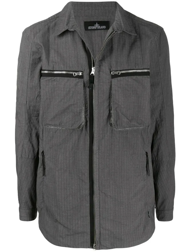 Stone Island Shadow Project Stone Island Shadow Project 長袖ジップポケットジャケットの商品画像