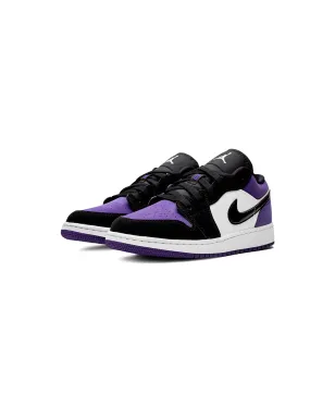 Jordan Kids エア ジョーダン 1 ロー Court Purple キッズ用スニーカー - サムネイル2