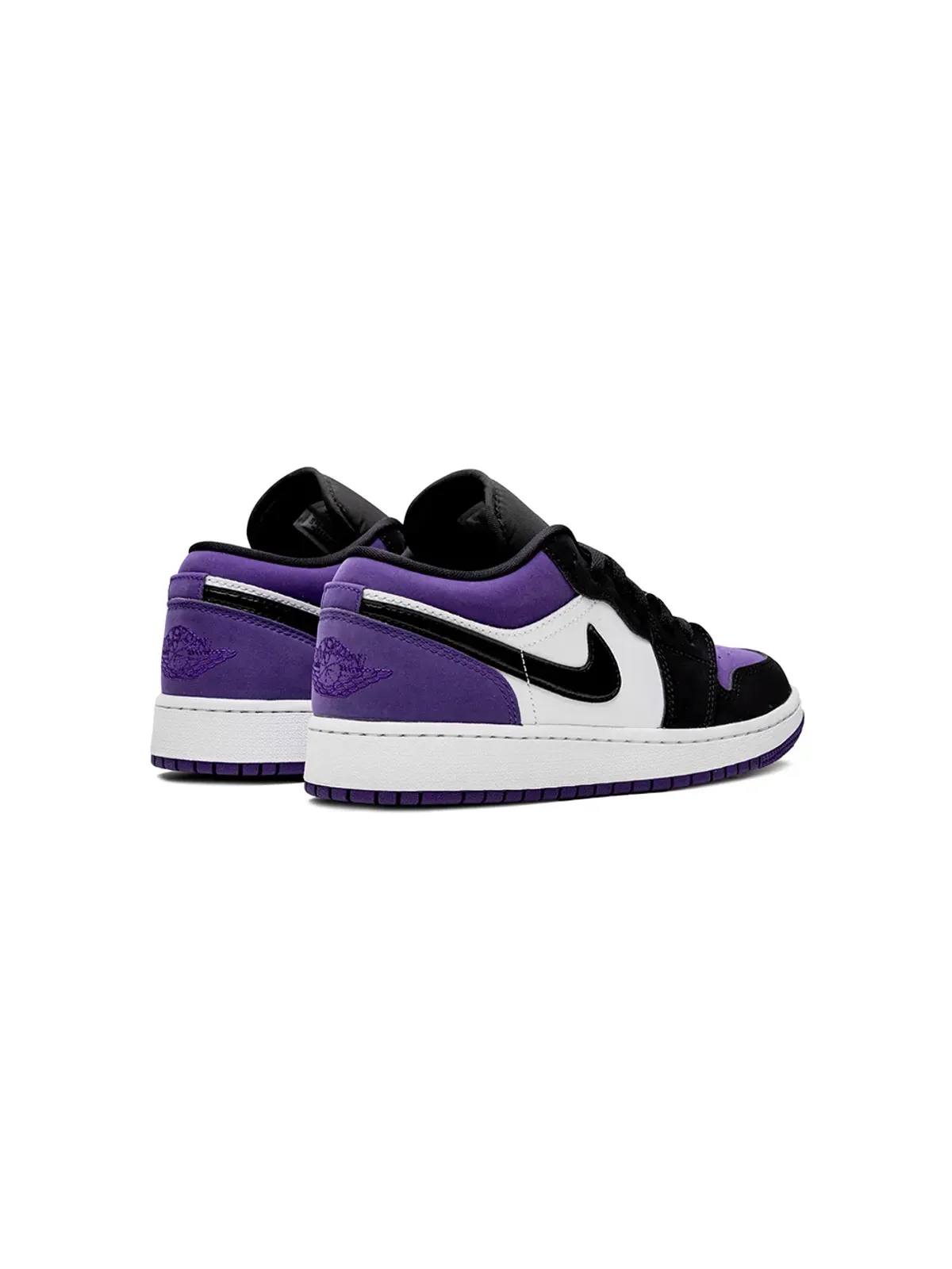 Jordan Kids エア ジョーダン 1 ロー Court Purple キッズ用スニーカー - 画像3