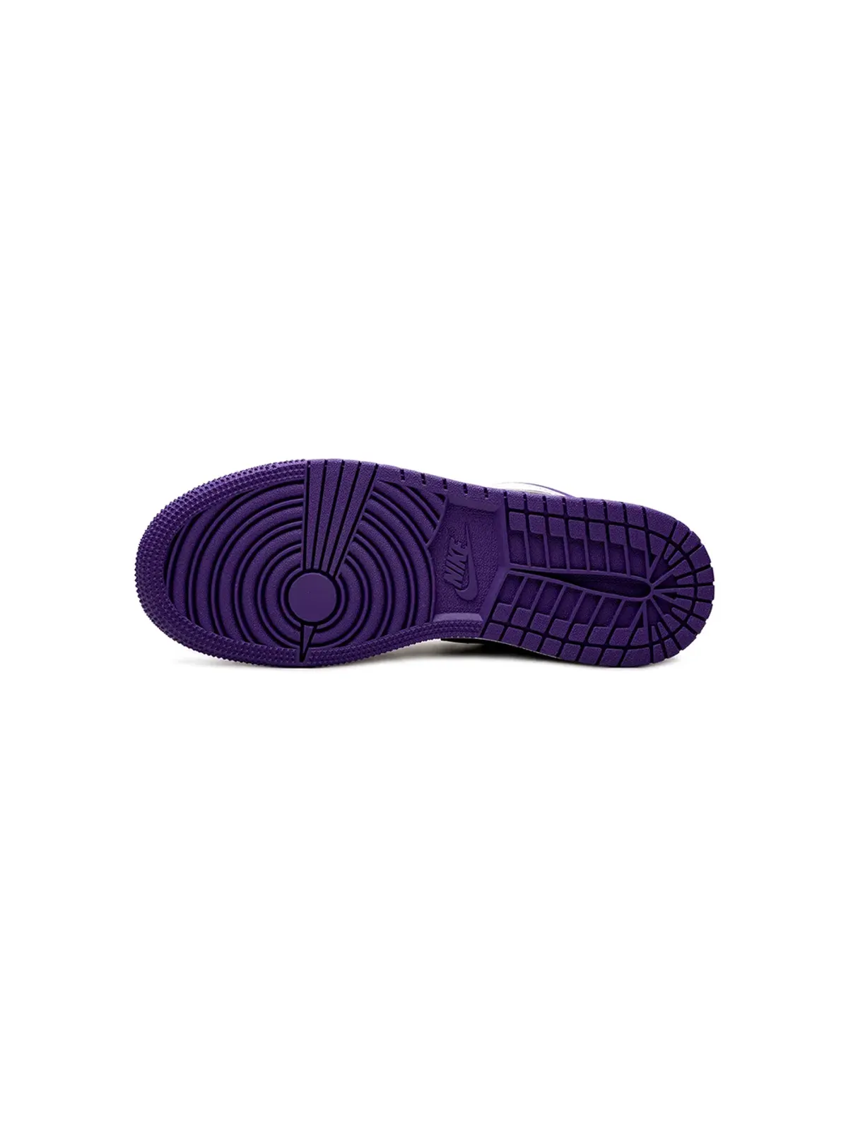 Jordan Kids エア ジョーダン 1 ロー Court Purple キッズ用スニーカー - 画像4