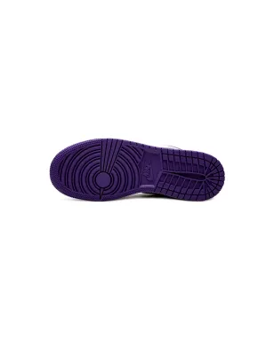 Jordan Kids エア ジョーダン 1 ロー Court Purple キッズ用スニーカー - サムネイル4