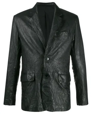 Zadig&Voltaire ブラックのクリンクル加工ブレザー - サムネイル1