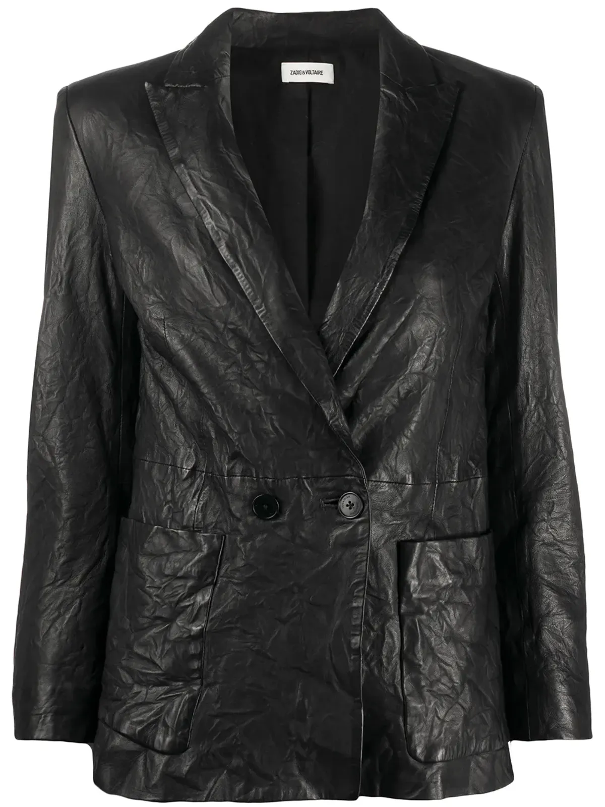 Zadig&Voltaire Visko ダブルブレストブレザー ブラック - 画像1