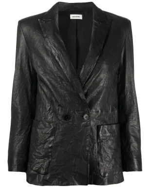 Zadig&Voltaire Visko ダブルブレストブレザー ブラック - サムネイル1