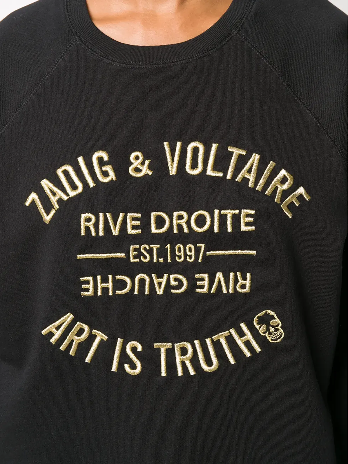 Zadig&Voltaire Art Is Truth 刺繍スウェット - 画像5