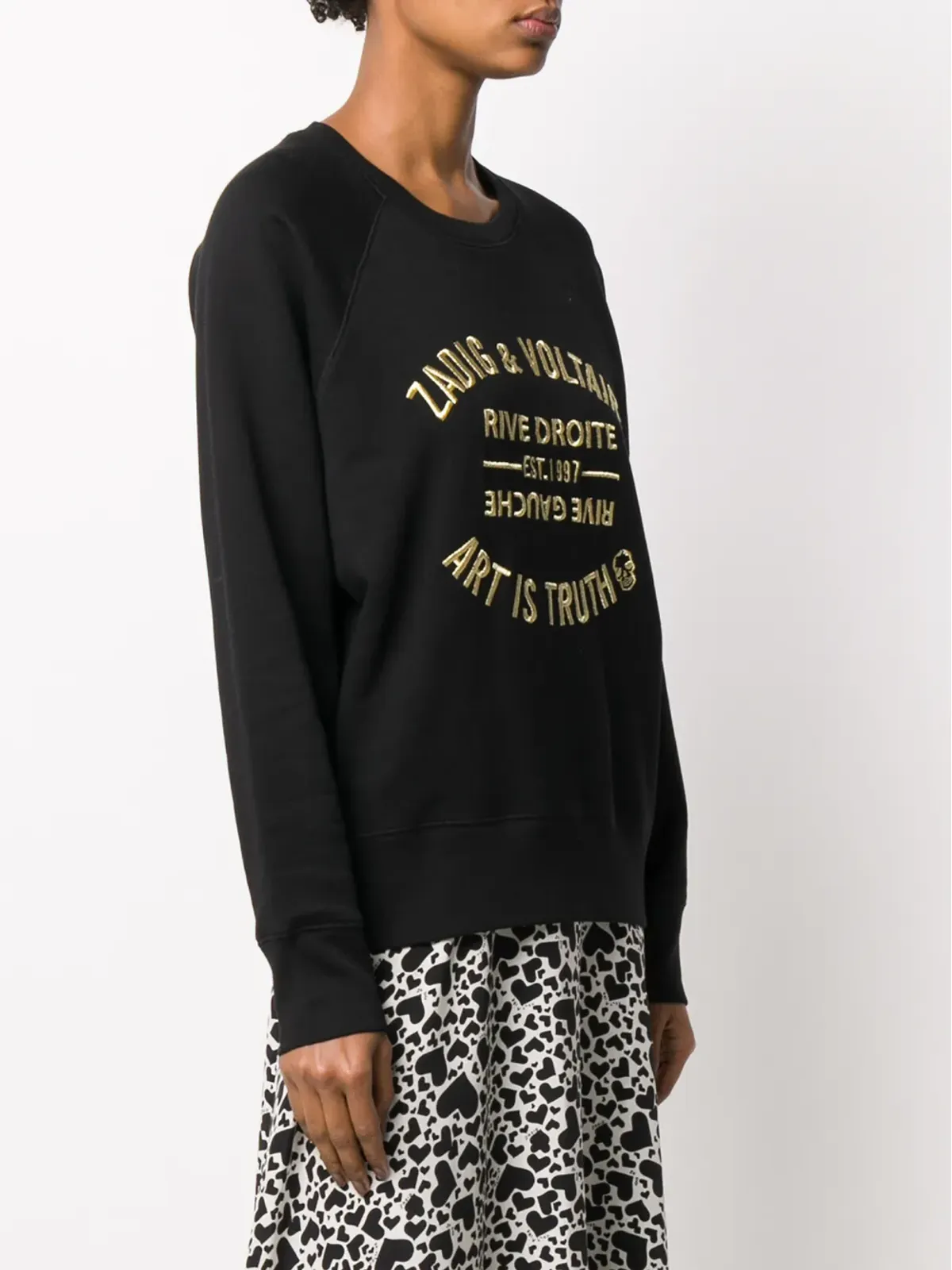 Zadig&Voltaire Art Is Truth 刺繍スウェット - 画像3